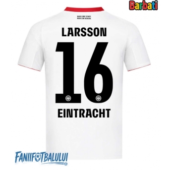 Eintracht Frankfurt Hugo Larsson #16 Tricou Fotbal Replică 2025-26 Barbati Deplasare